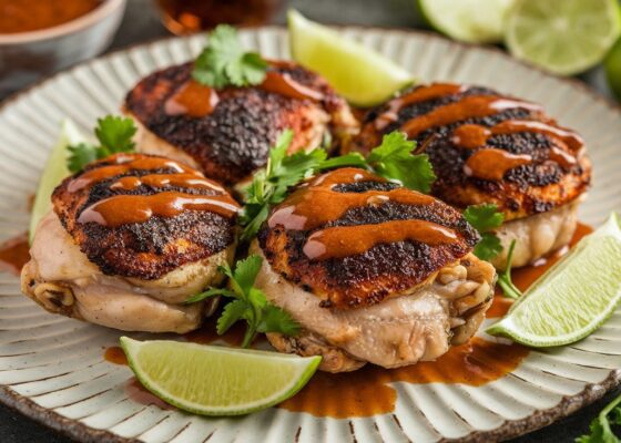 Spicy Chipotle Lime Chicken Thighs