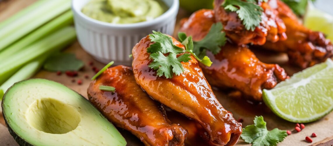 Spicy Garlic Lime Chicken Wings