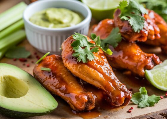 Spicy Garlic Lime Chicken Wings