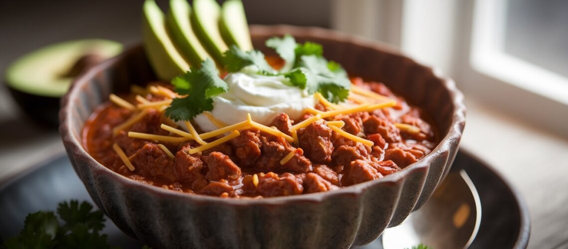 Spicy Keto Beef Chili