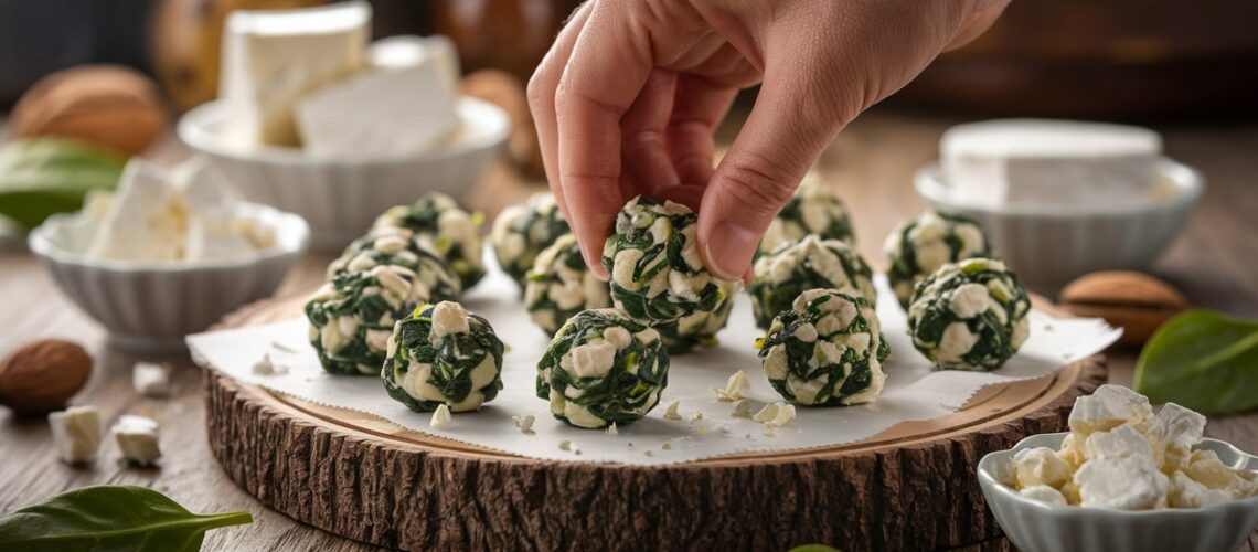 Spinach & Feta Keto Fat Bombs