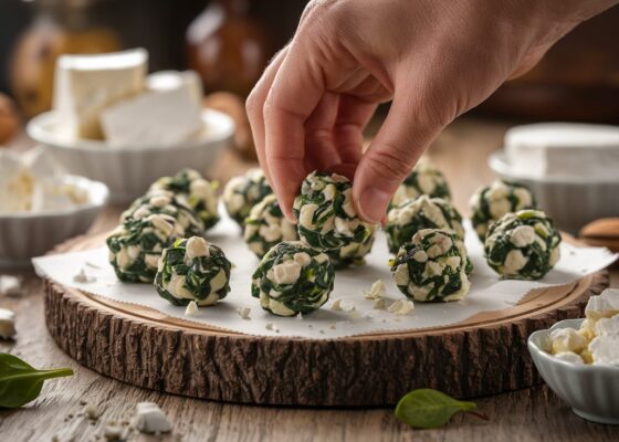 Spinach & Feta Keto Fat Bombs