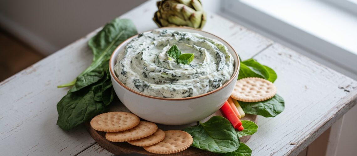 Spinach and Artichoke Keto Dip