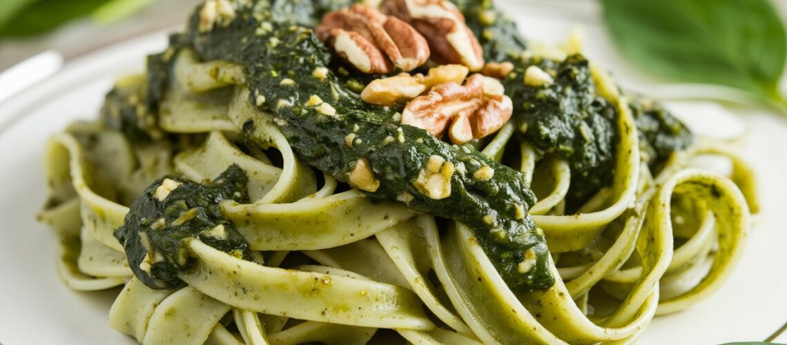 Spinach and Walnut Pesto