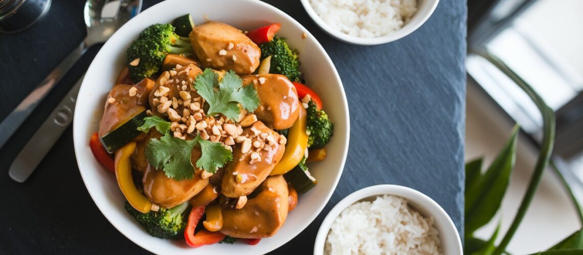 Thai Peanut Chicken Stir-Fry