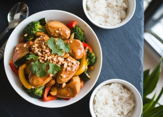 Thai Peanut Chicken Stir-Fry