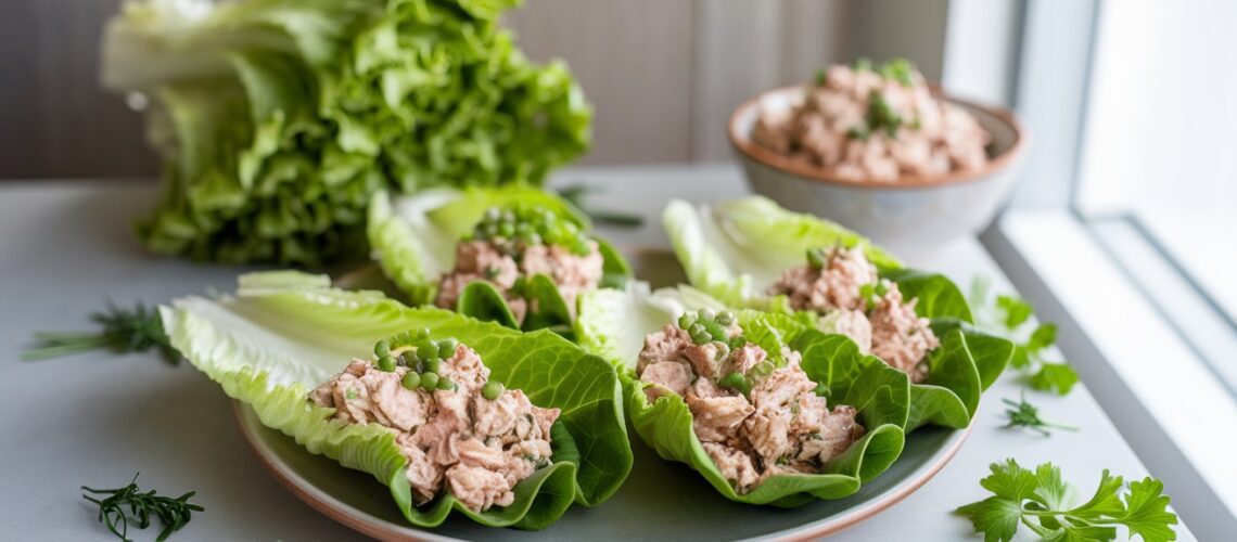 Tuna Salad Lettuce Wraps