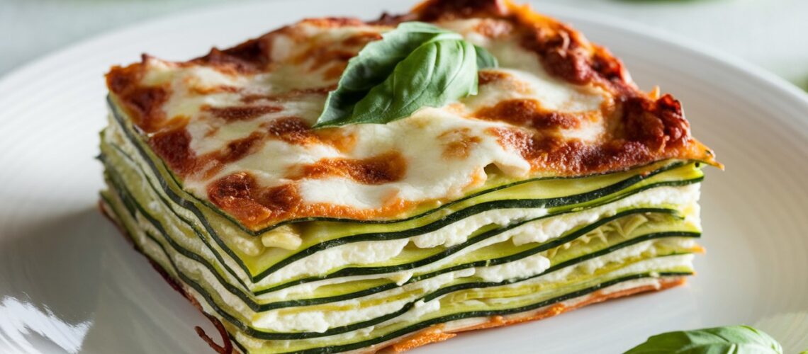 Zucchini Lasagna with Ricotta & Basil