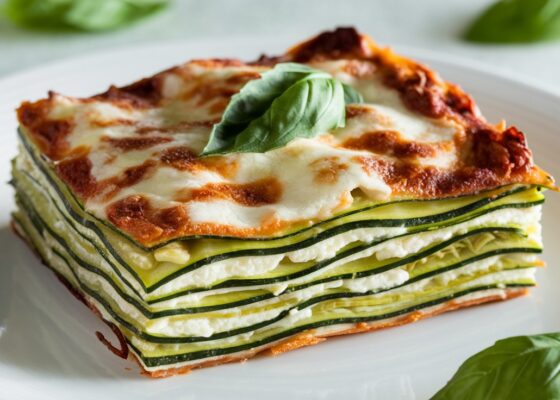 Zucchini Lasagna with Ricotta & Basil