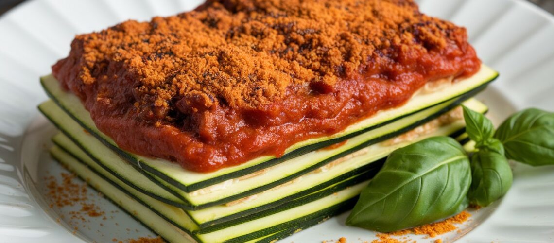 Zucchini Lasagna with Vegan Ricotta