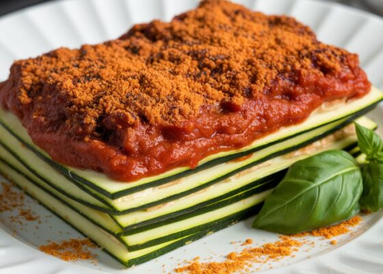 Zucchini Lasagna with Vegan Ricotta