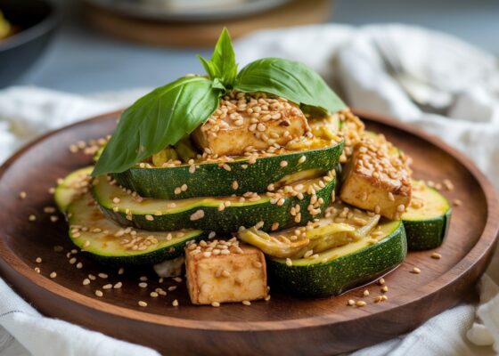 Zucchini Stir-Fry with Tofu