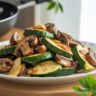 Zucchini and Mushroom Keto Stir-Fry