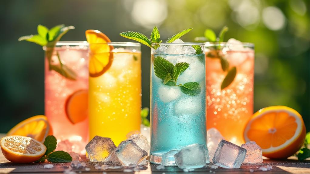 low carb sparkling beverages