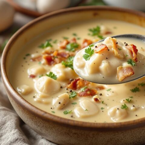 clam chowder carb calculation