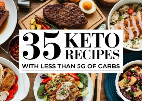 35 Delicious Keto Recipes with Less Than 5g of Carbs