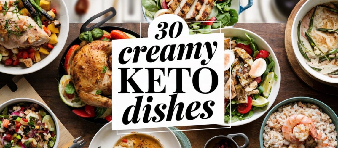 30 Irresistibly Creamy Keto Dishes for Comfort Food Enthusiasts