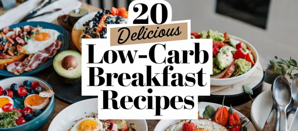 20 Delicious Low-Carb Breakfast Recipes to Energize Your Morning