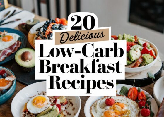 20 Delicious Low-Carb Breakfast Recipes to Energize Your Morning