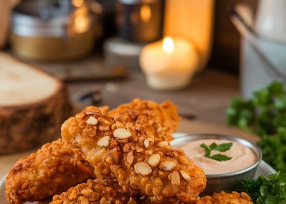 Keto Crispy Almond-Crusted Chicken Tenders Recipe