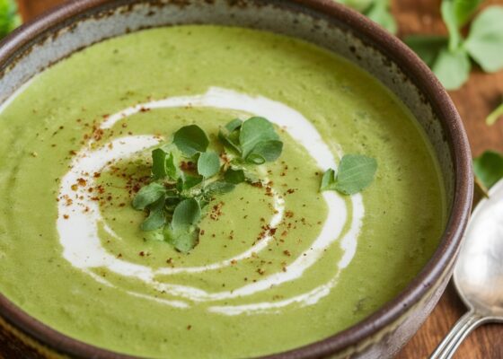 Keto Broccoli Soup with Coconut Cream