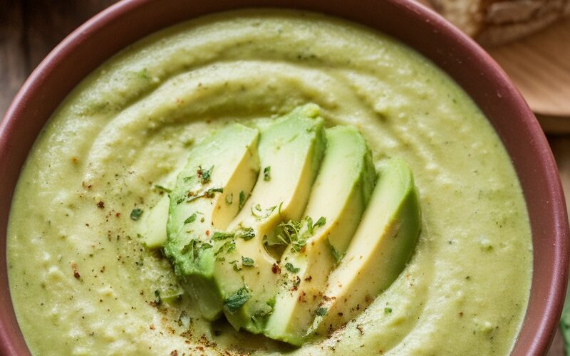 Creamy Keto Broccoli and Avocado Soup Recipe