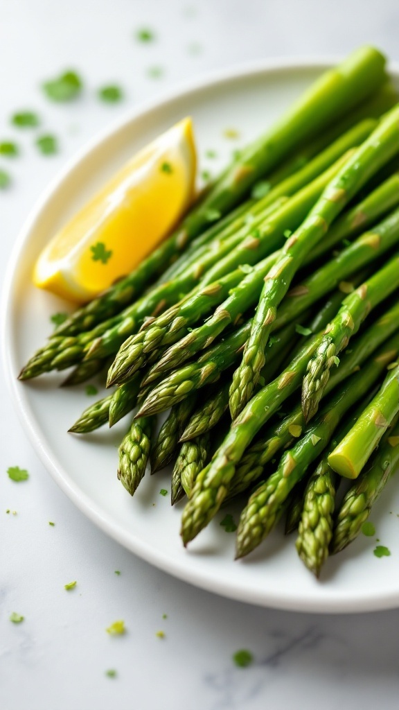 Lemon butter asparagus side dish