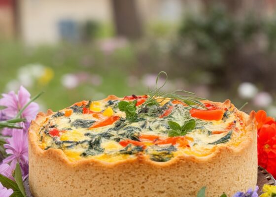 Delicious Keto Easter Crustless Quiche