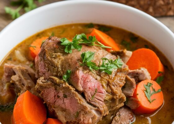 Savory Keto Easter Lamb Shoulder Stew