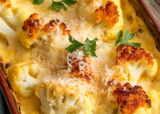 Keto-Friendly Cauliflower Cheese Bake for Easter