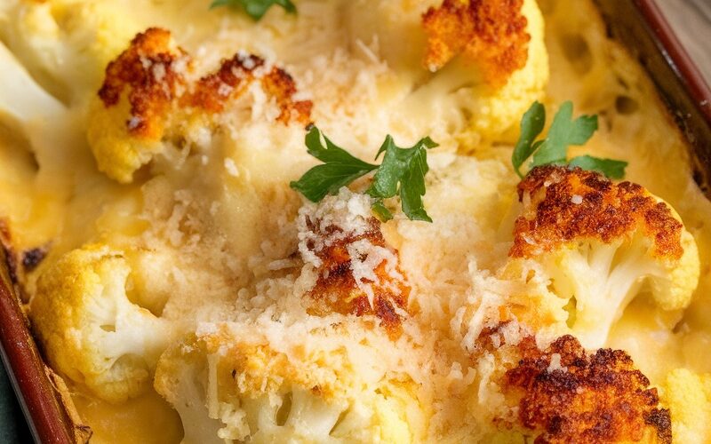 Keto-Friendly Cauliflower Cheese Bake for Easter