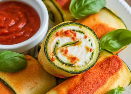 Keto-Friendly Courgette Roll-Ups for Easter