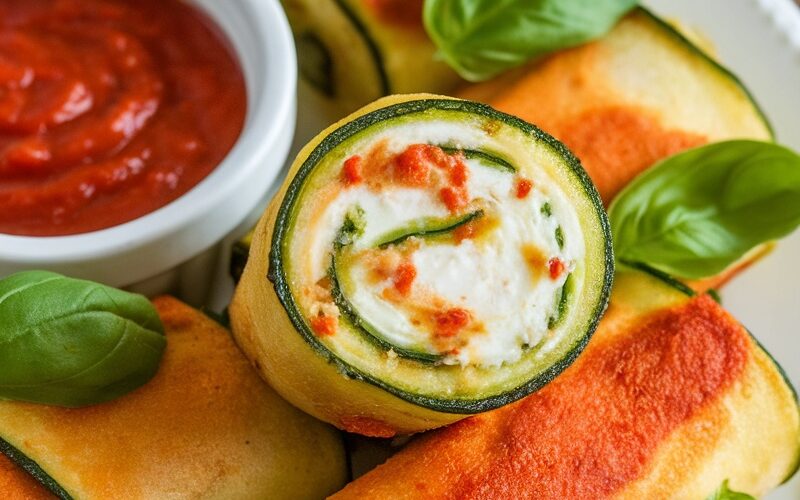 Keto-Friendly Courgette Roll-Ups for Easter