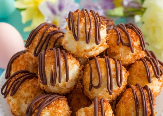 Low-Carb Keto Coconut Macaroons for Easter