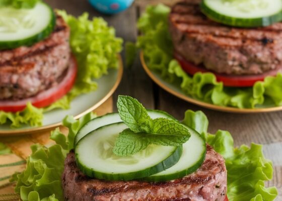 Savory Keto Easter Lamb Burgers