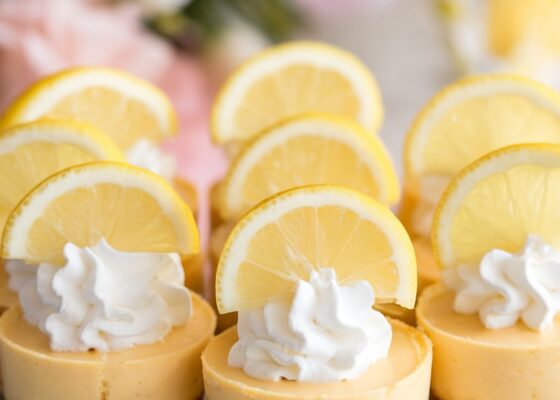 Keto-Friendly Easter Lemon Cheesecake Cups