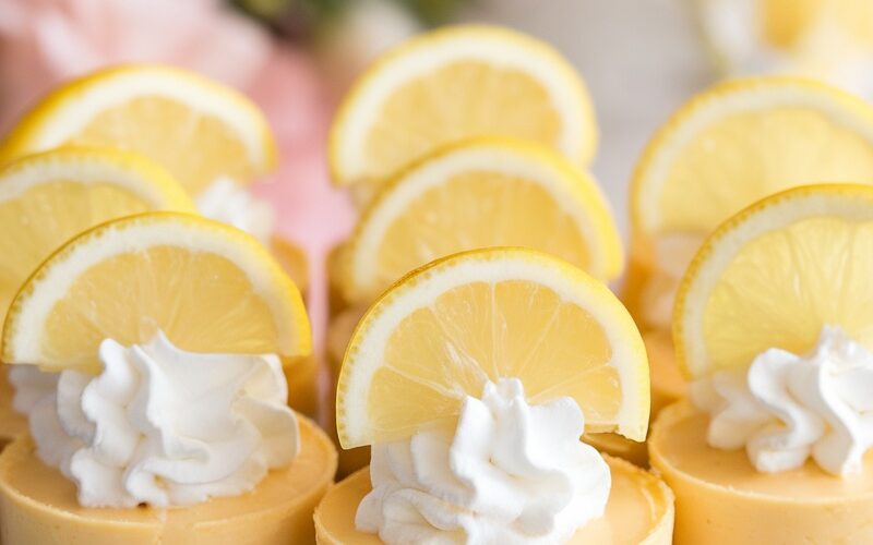 Keto-Friendly Easter Lemon Cheesecake Cups