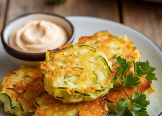 Keto-Friendly Courgette Fritters for Easter