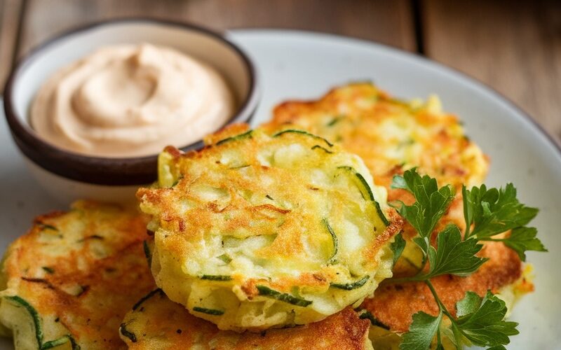 Keto-Friendly Courgette Fritters for Easter