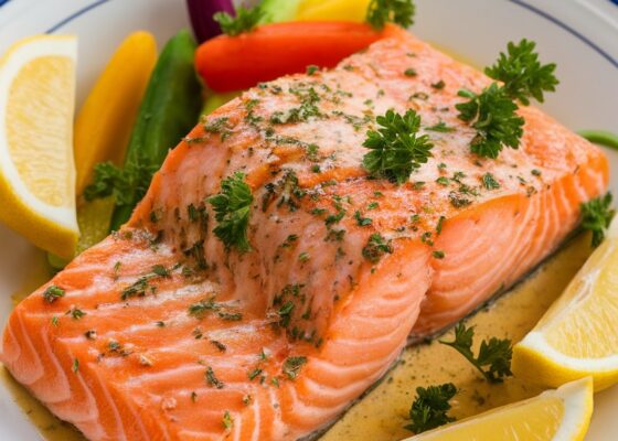 Keto-Friendly Garlic Butter Salmon for Easter