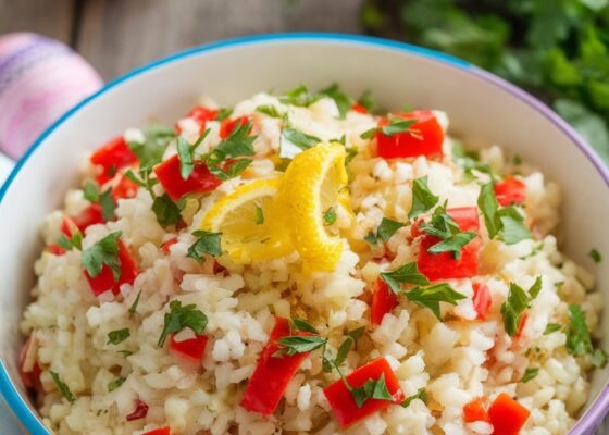 Keto-Friendly Cauliflower Rice Pilaf for Easter