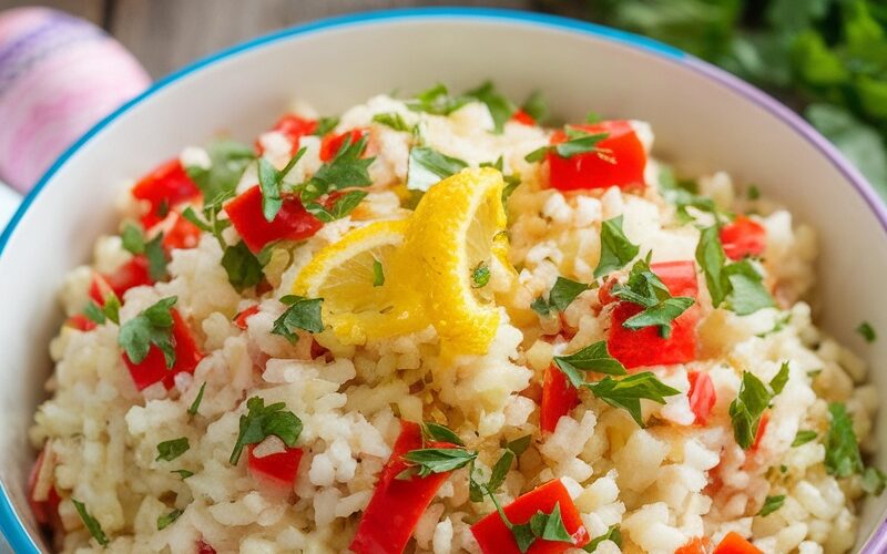 Keto-Friendly Cauliflower Rice Pilaf for Easter