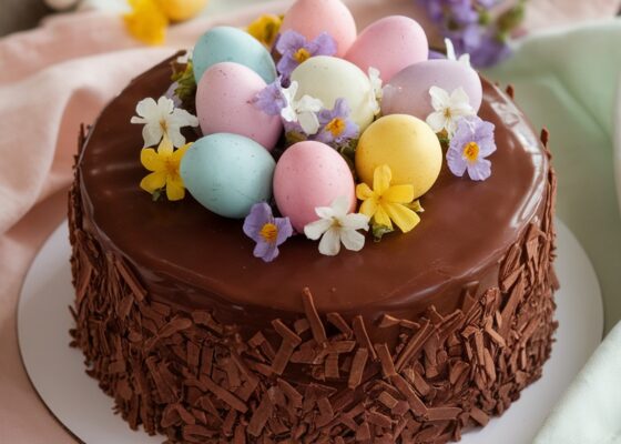 Delicious Keto Easter Chocolate Sponge Cake Recipe