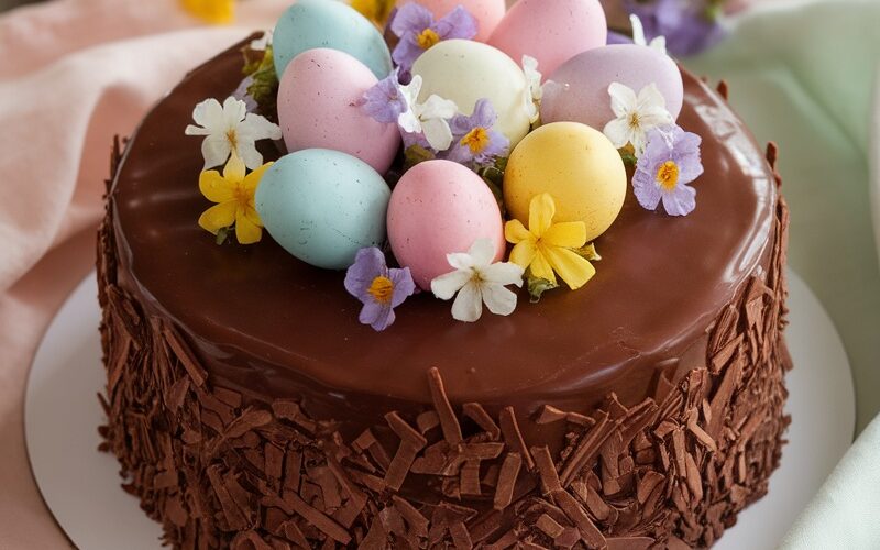 Delicious Keto Easter Chocolate Sponge Cake Recipe